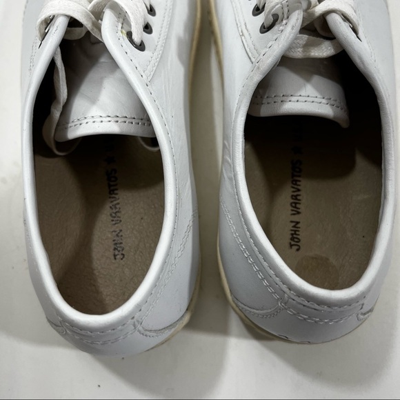John Varvatos | Shoes | John Varvatos Star Usa Hatton Low  JOHN VARVATOS Star USA Hatton Low Top Leather Sneakers, White, Size 7, NWOT!